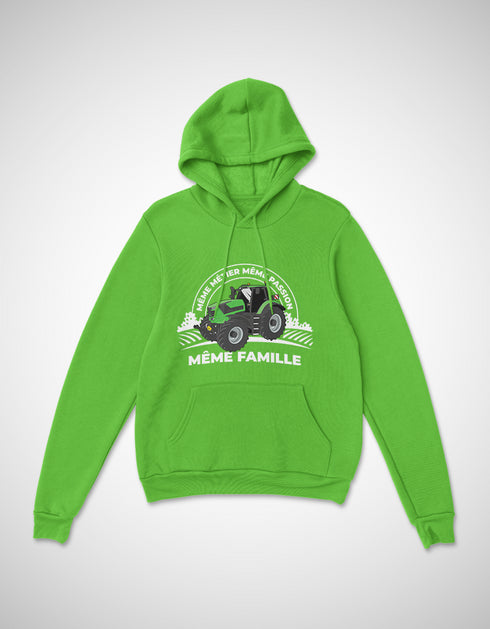 Tracteur Vert Clair 2 pull unisexe